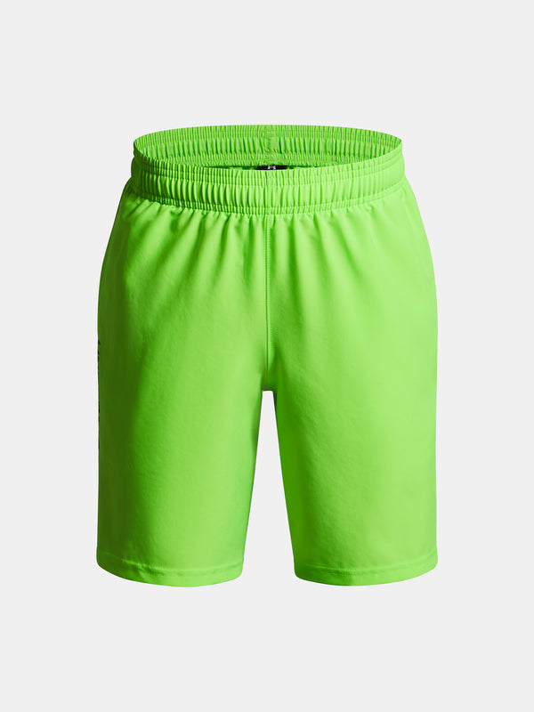 Under Armour Fiú rövidnadrág UA Tech Woven Wordmark Short-GRN Short