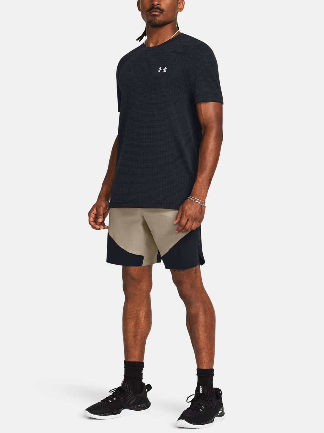 Under Armour Férfi rövidnadrág UA Peak Woven Hybrid Short-BRN Short