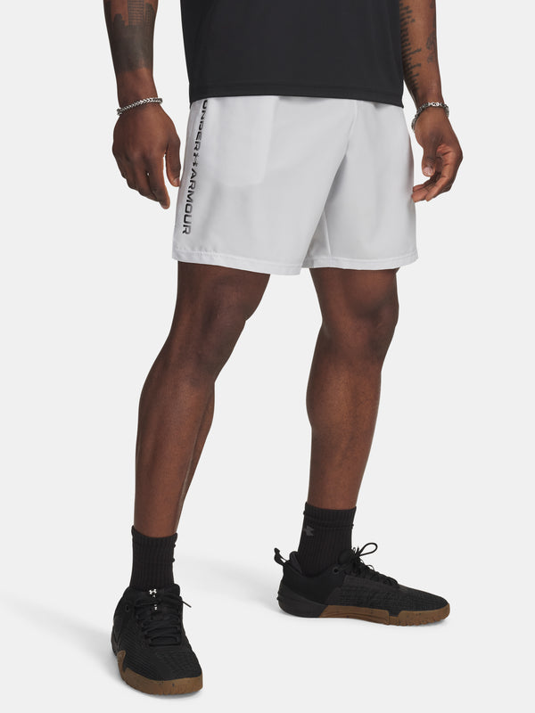 Under Armour Férfi rövidnadrág UA Tech Woven Wordmark Short-GRY Short
