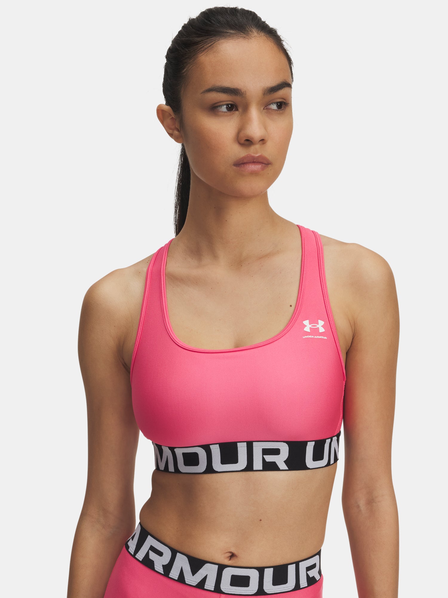 Under Armour Nõi UA HG Mid Branded-PNK sportmelltartó Sportmelltartó