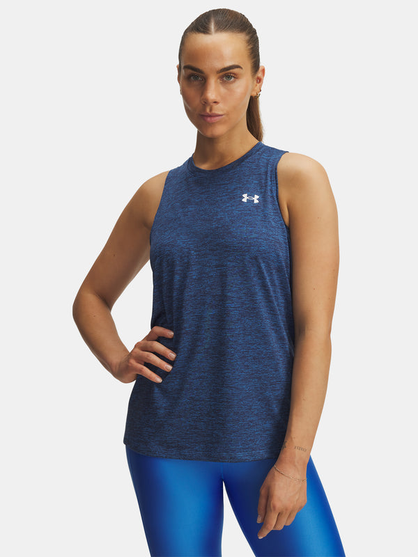 Under Armour Nõi trikó Tech Tank Twist-BLU Atléta