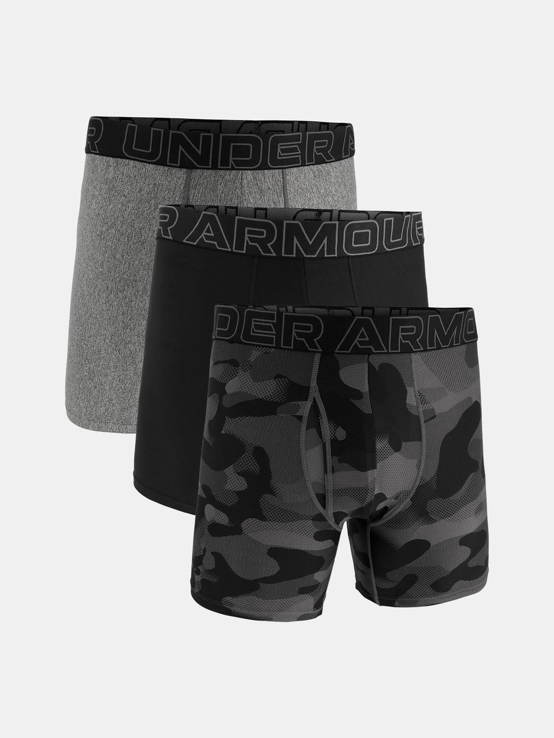 Under Armour Férfi boxer M UA Perf Tech Nov 6in (3db) Fehérnemű