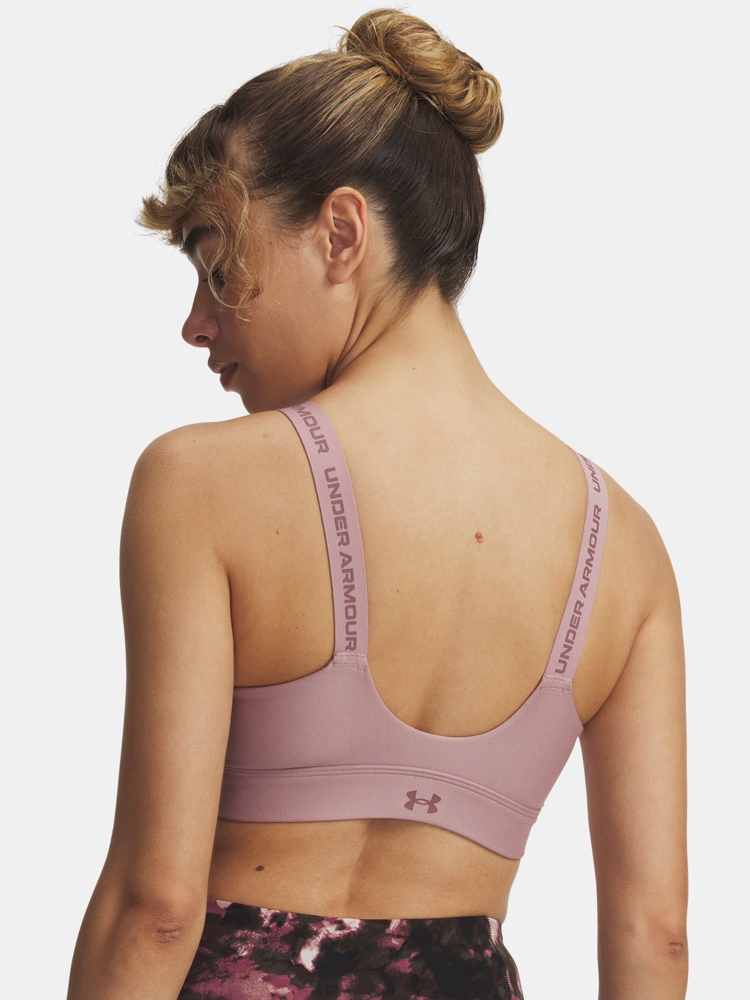 Nõi melltartó Under Armour UA Infinity High Zip 2.0 Bra-PNK