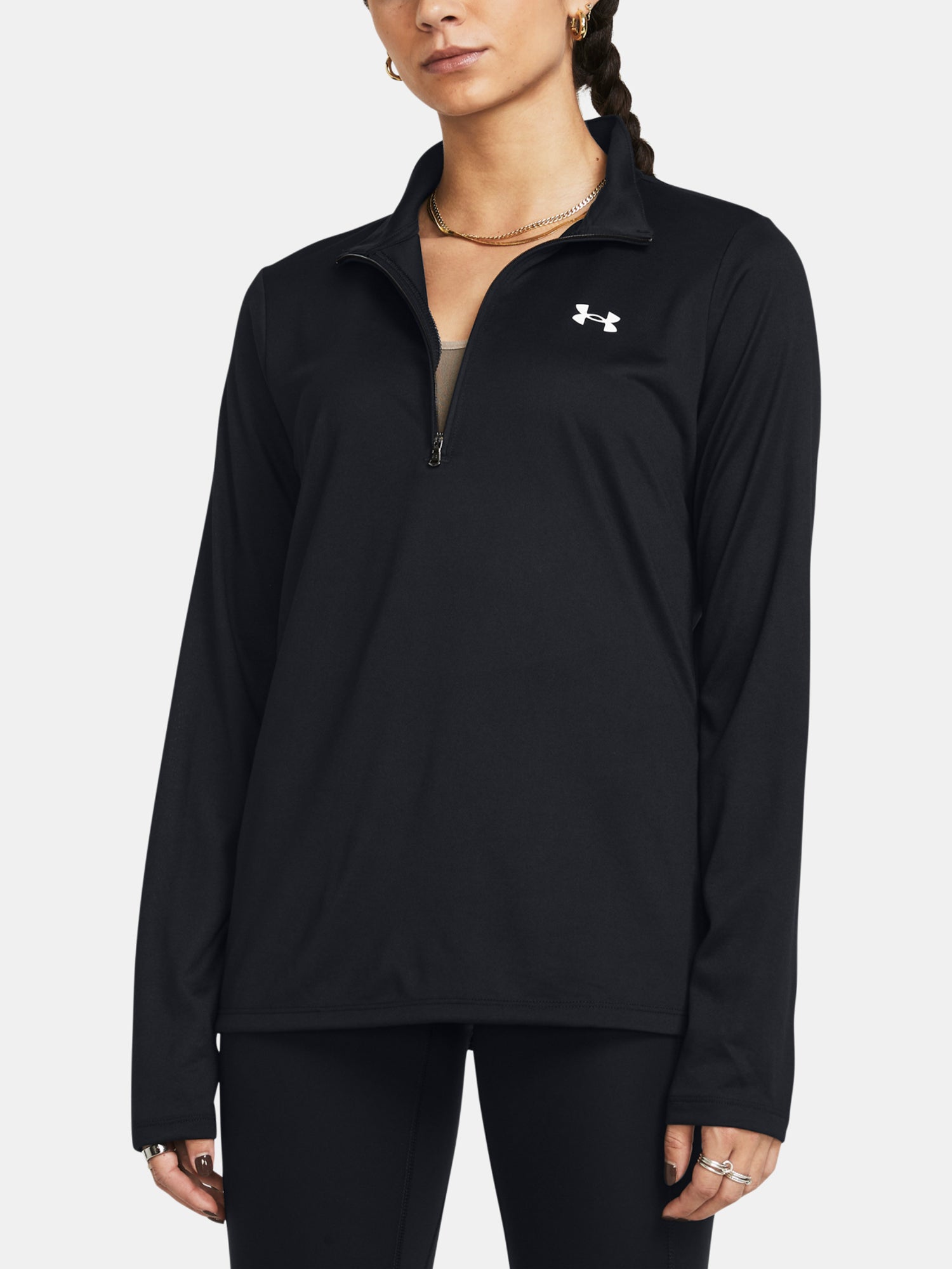 Under Armour Nõi Tech 1/2 Zip- Solid póló Hosszú ujjú póló