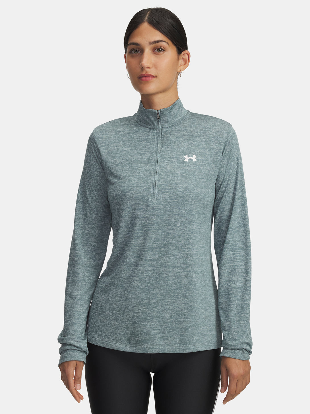 Under Armour Nõi Tech 1/2 Zip- Twist-BLU póló Hosszú ujjú póló