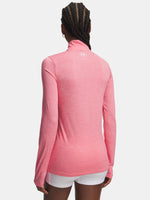Nõi póló Under Armour Tech 1/2 Zip- Twist-PNK
