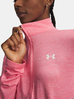 Nõi póló Under Armour Tech 1/2 Zip- Twist-PNK