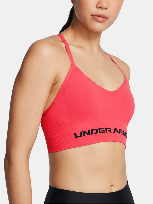 Under Armour Nõi melltartó Vanish Seamless Low Bra-RED Sportmelltartó