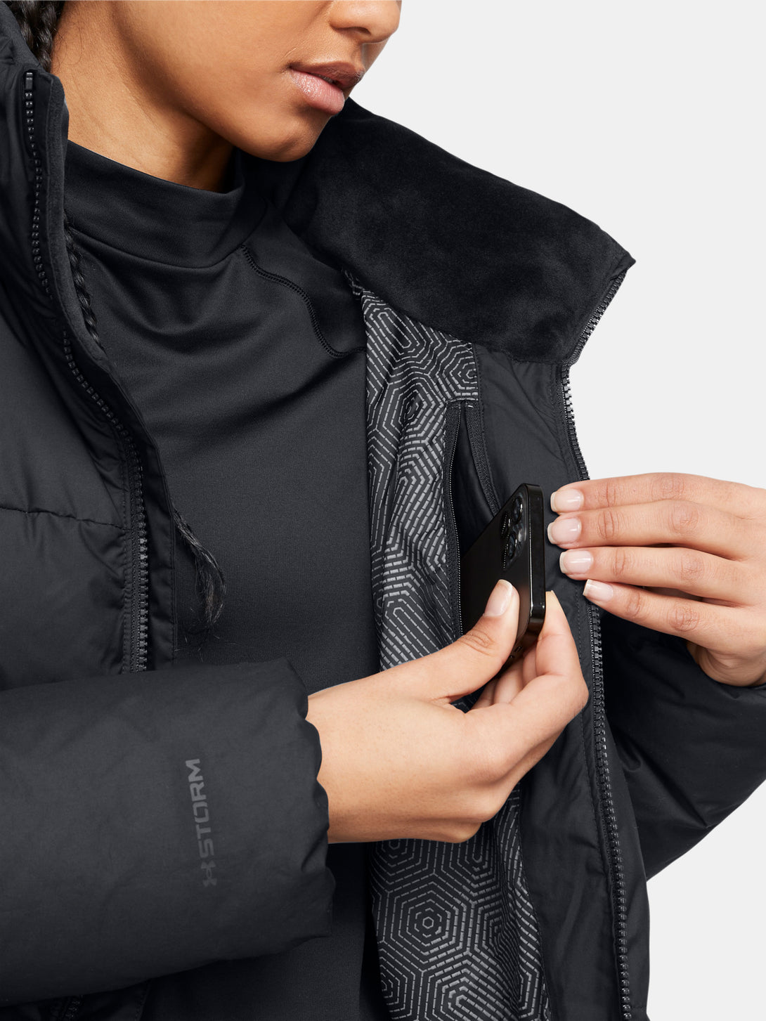 Under Armour Nõi LIMITLESS DOWN PUFFER JACKET kabát Kabát