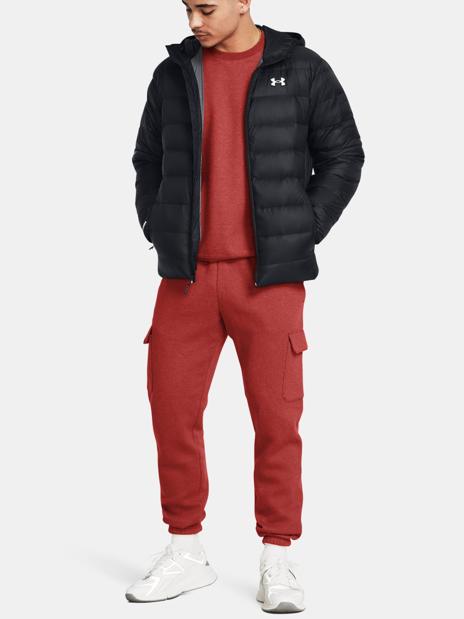 Under Armour Férfi kabát LEGEND DOWN HOODED JACKET-BLK Kabát