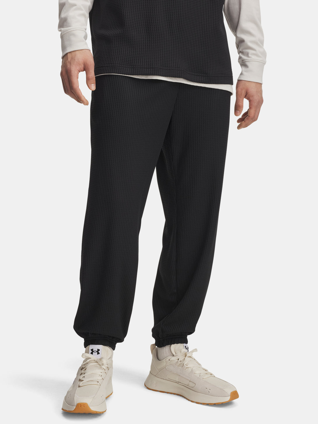 Under Armour Férfi melegítõalsó UA Rival Waffle Jogger-BLK Nadrág