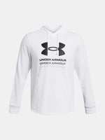 Under Armour Férfi UA Rival Terry Graphic Hood Pulóver fehér