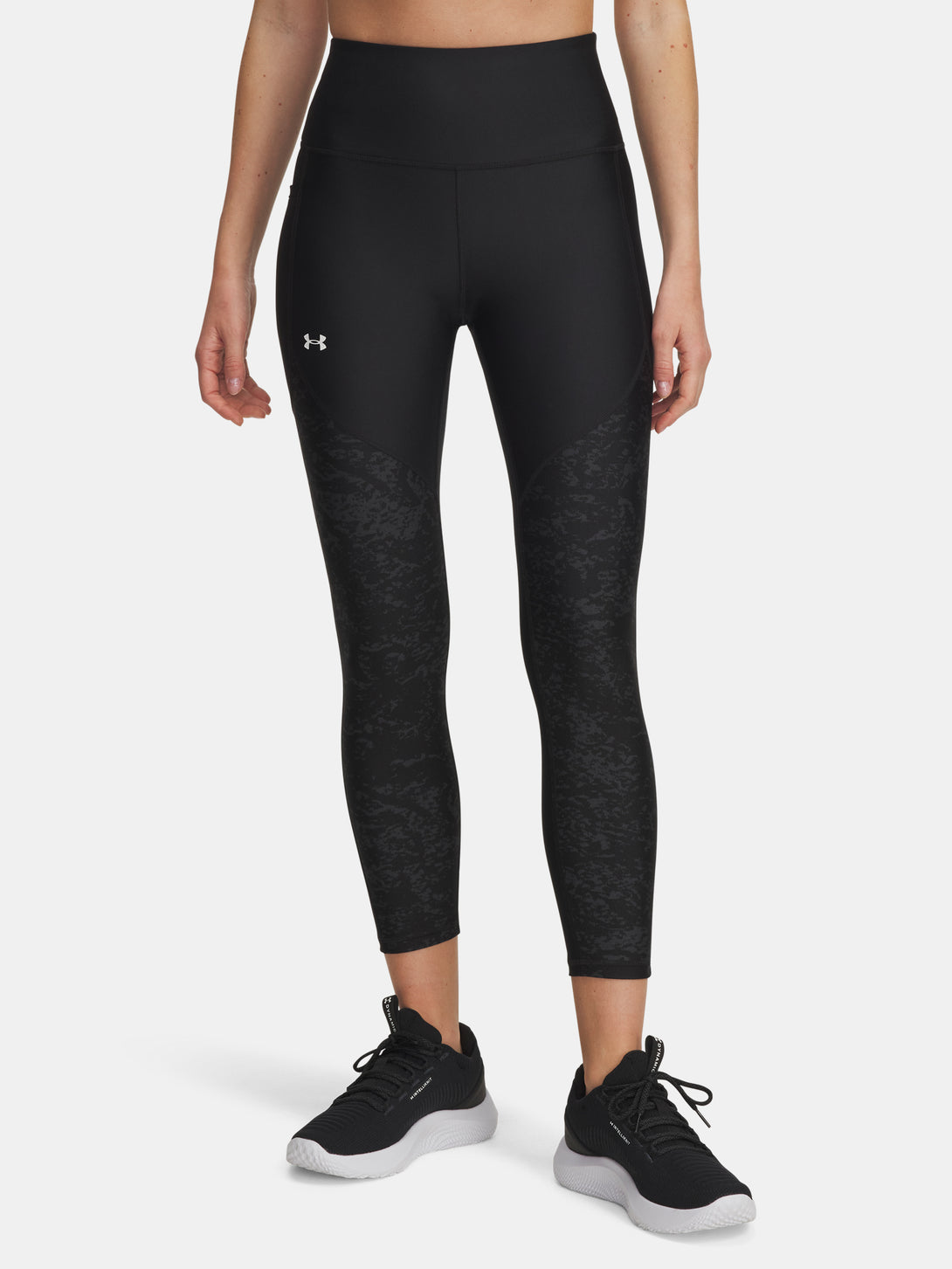 Under Armour Nõi Tech Print Panel Ankle Leg-BLK leggings Leggings