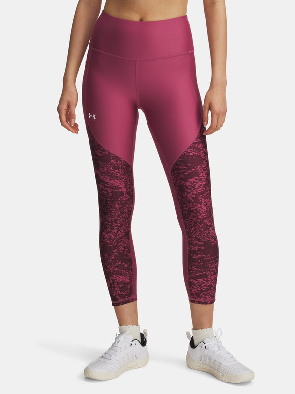 Under Armour Nõi Tech Print Panel Ankle Leg-RED leggings Leggings