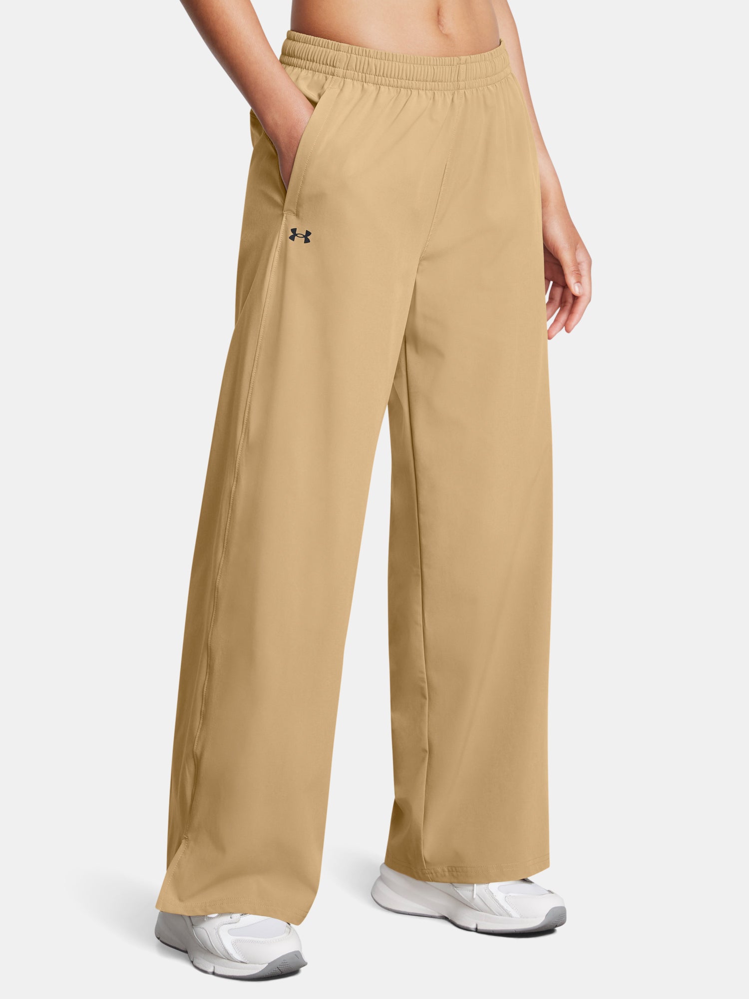 Sportnadrág Under Armour UA Rival Wide Leg Pant-BRN