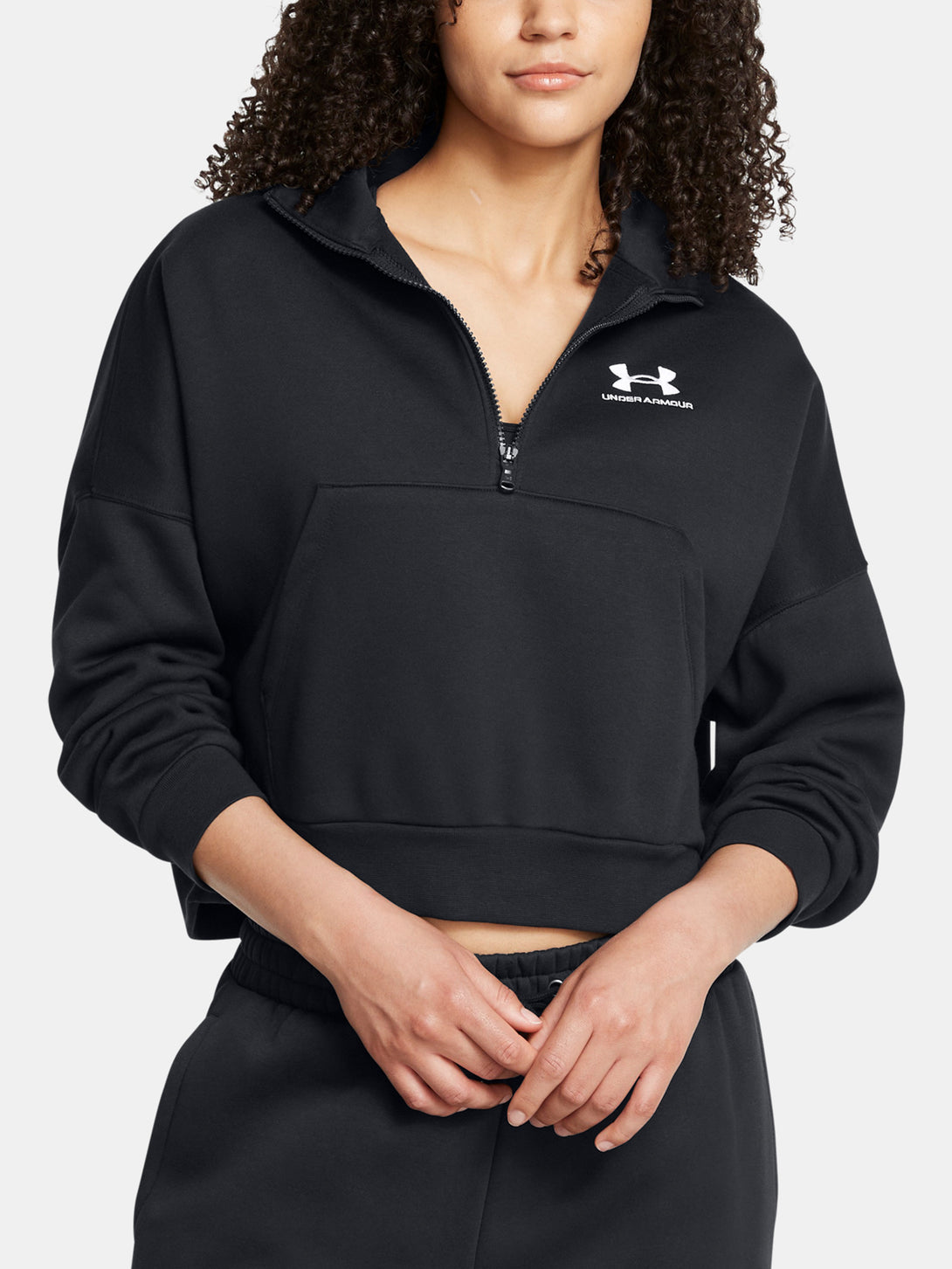 Under Armour Nõi UA Icon Fleece OS HZ pulóver Kapucnis pulóver 