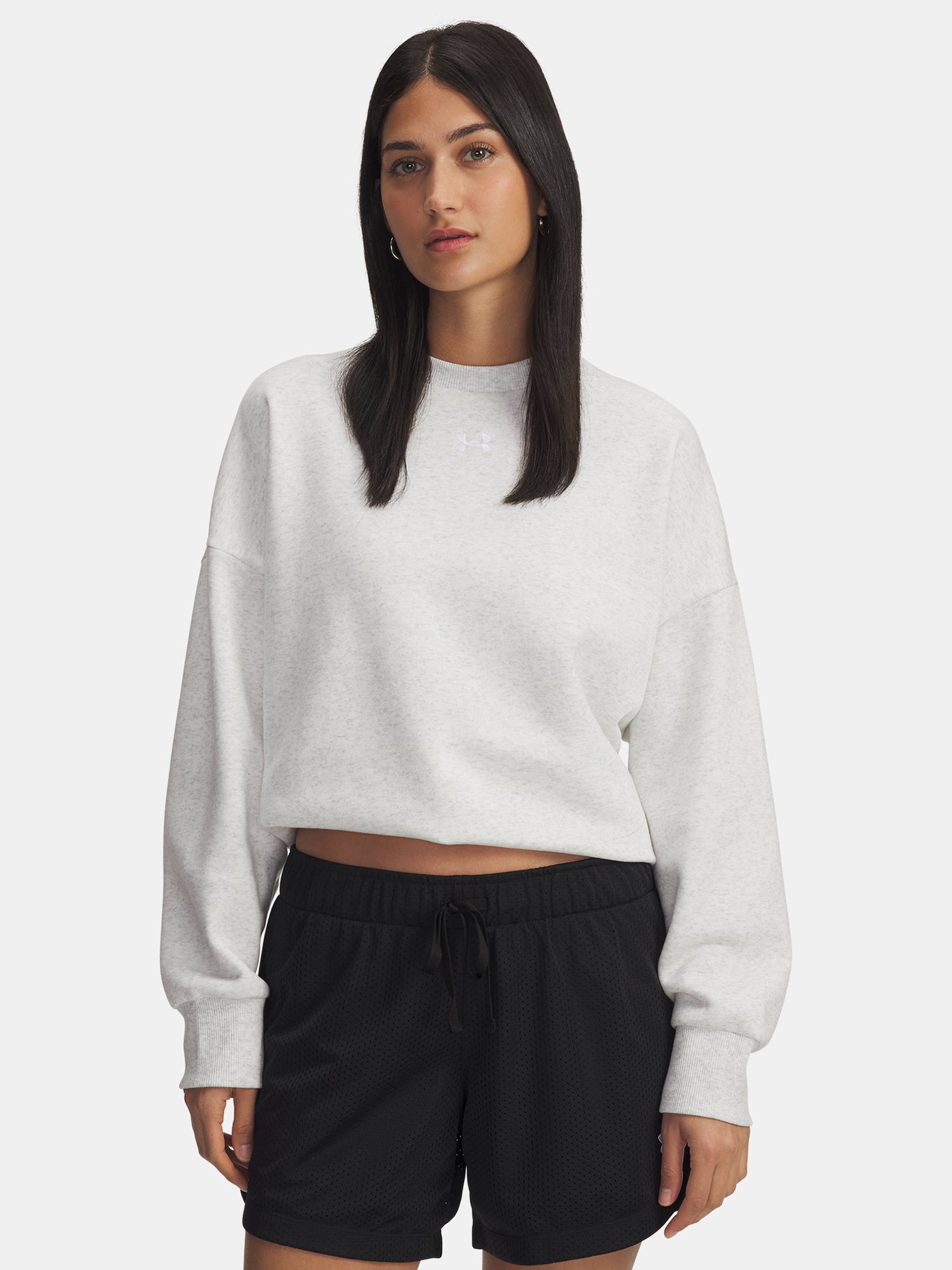 Under Armour Nõi pulóver UA Rival Fleece OS Crew-GRY Pulóver