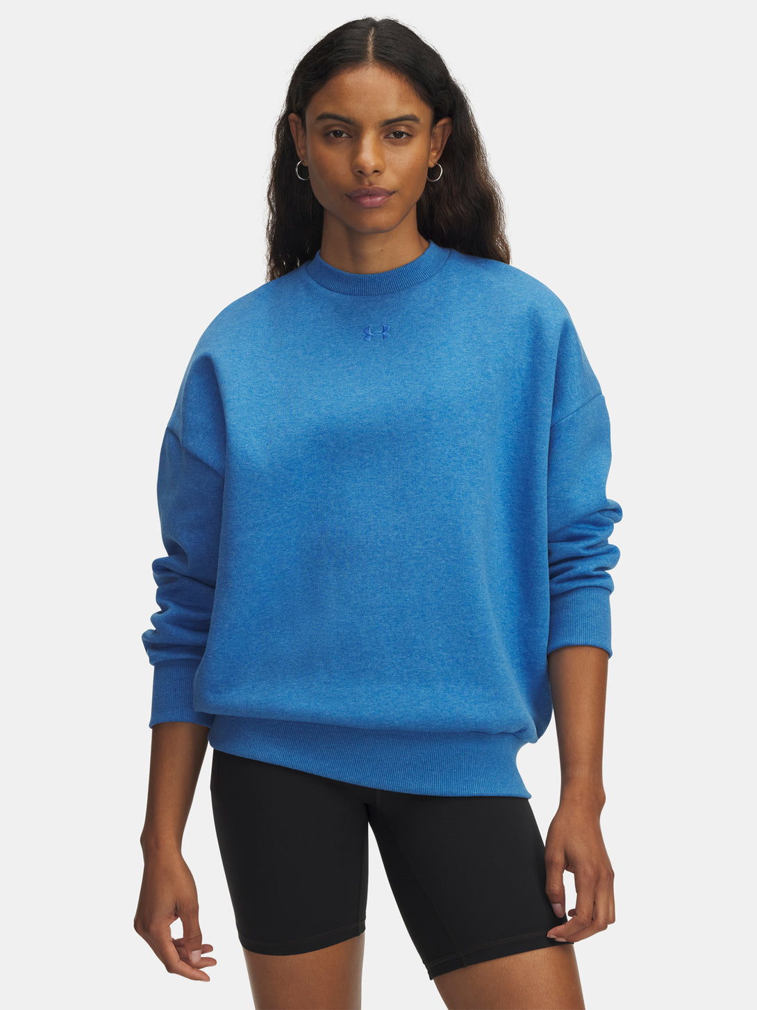 Under Armour Nõi Rival Fleece OS Crew-BLU pulóver Pulóver