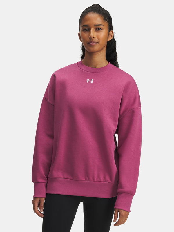 Under Armour Nõi pulóver UA Rival Fleece OS Crew-RED Pulóver