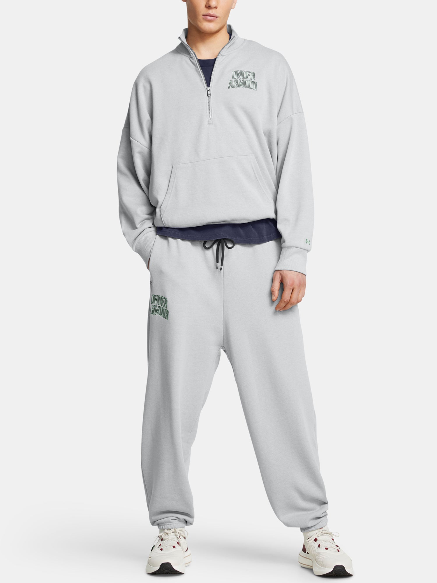 Férfi pulóver Under Armour UA Icon HWT Terry OS 1/2 Zip