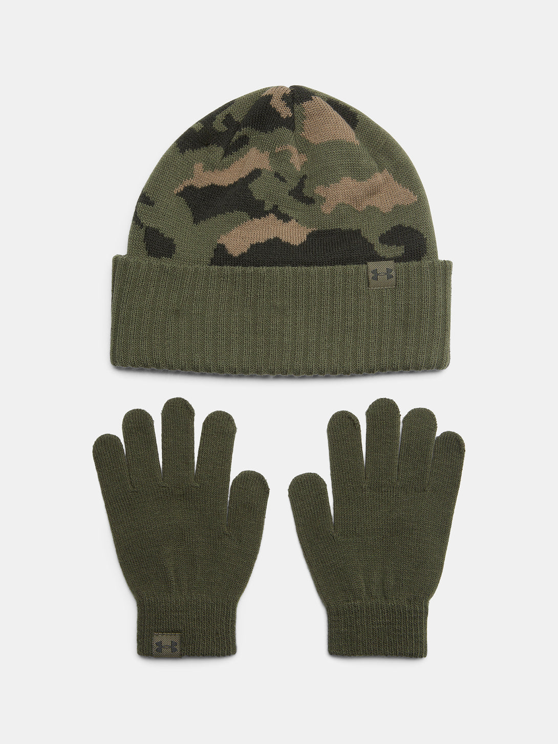 Under Armour Fiú szett B Beanie/Glove Combo-GRN Kesztyű