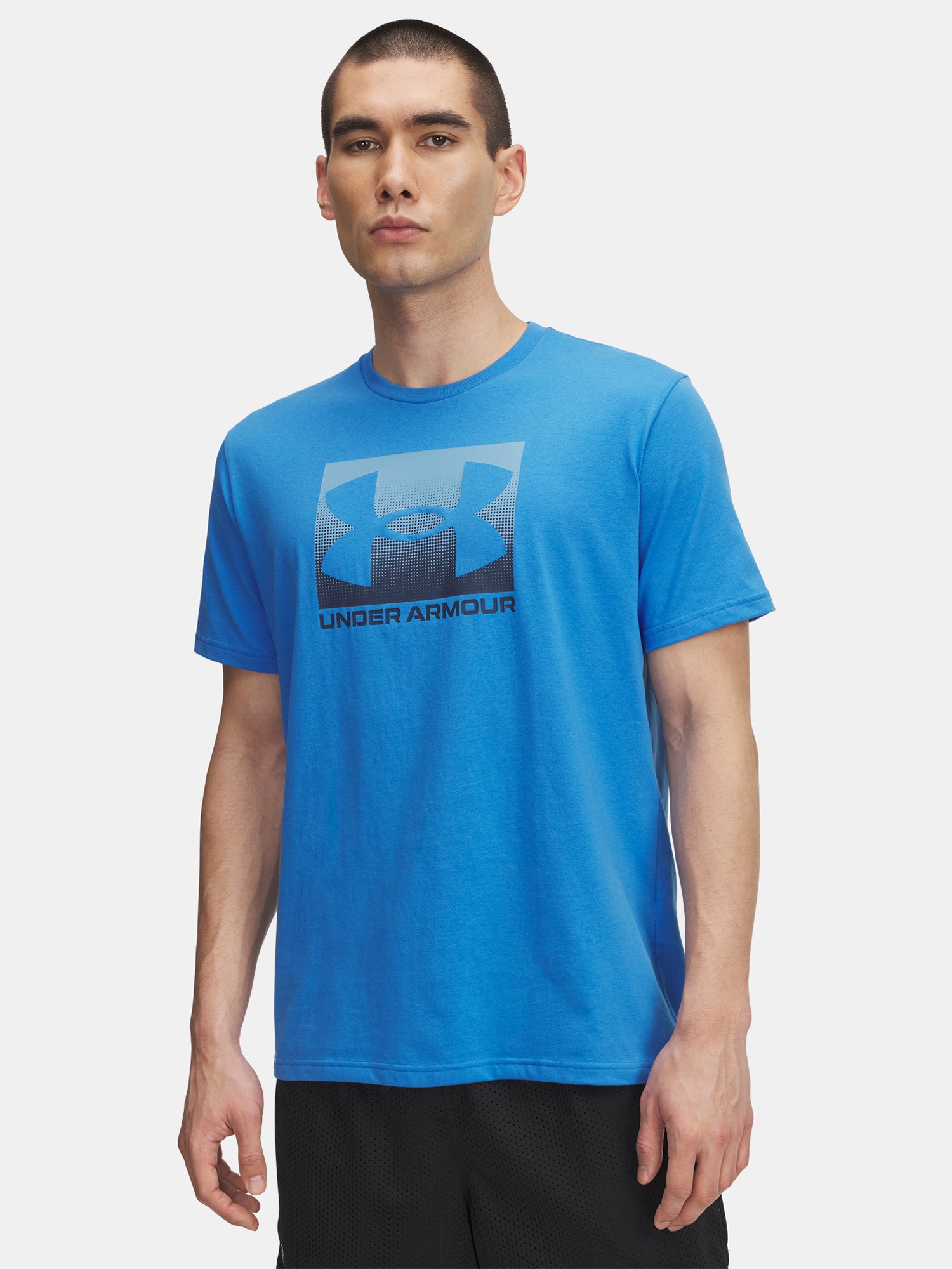 Under Armour Férfi póló UA M BOXED SPORTS UPDATED SS-BLU Póló