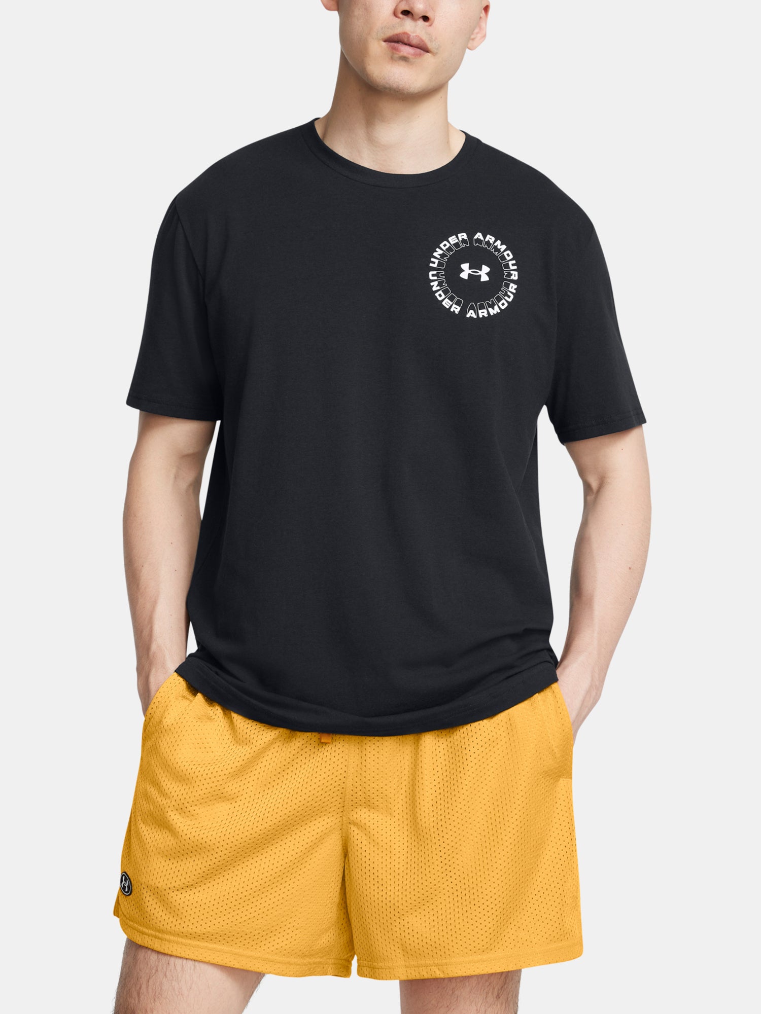 Under Armour Férfi UA M RADIAL WM 60/40S SS-BLK póló Póló fekete