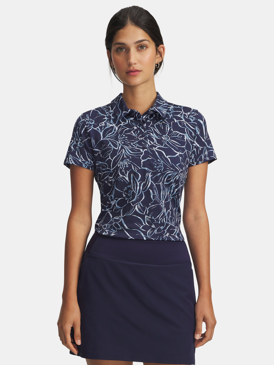 Under Armour Nõi póló UA Playoff 3.0 Printed Polo-BLU Póló