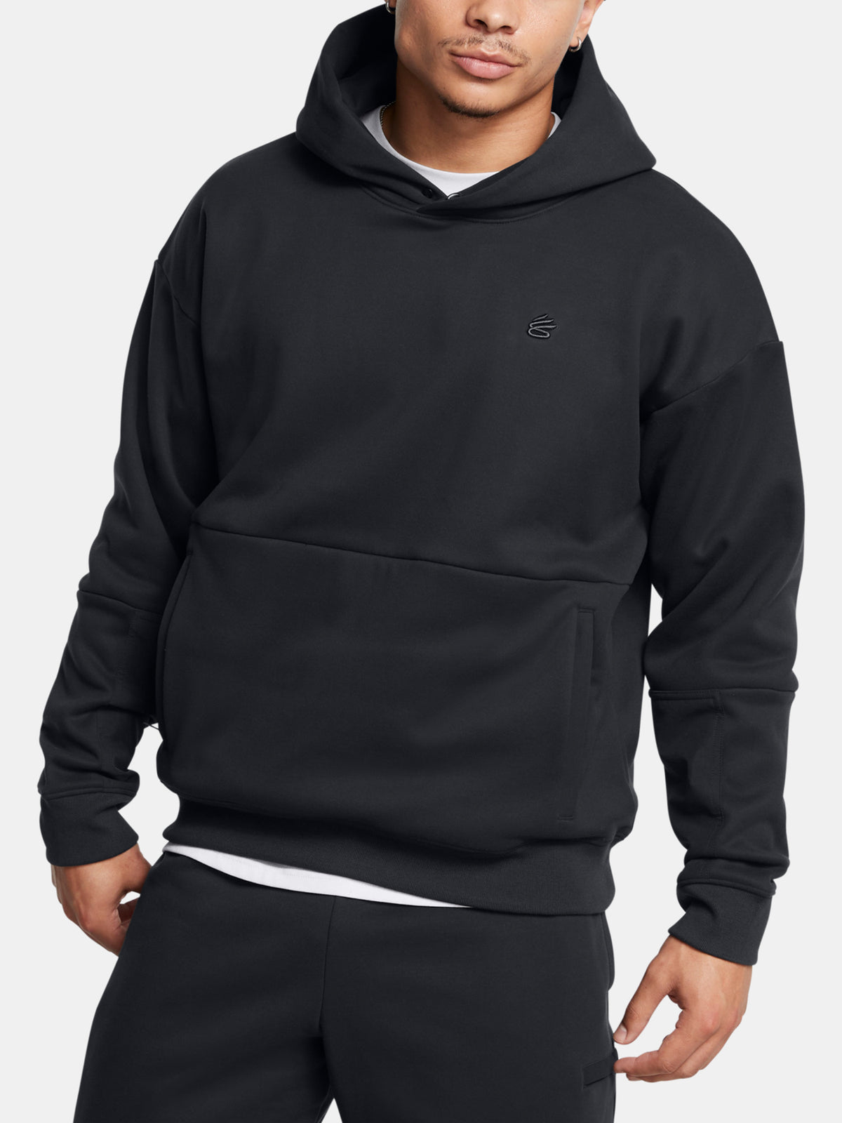 Under Armour Férfi pulóver Curry DNA Hoodie-BLK Pulóver
