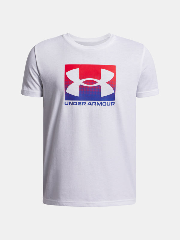Under Armour Fiú UA B BOXED SPORTS UPDATE SS-WHT póló Póló