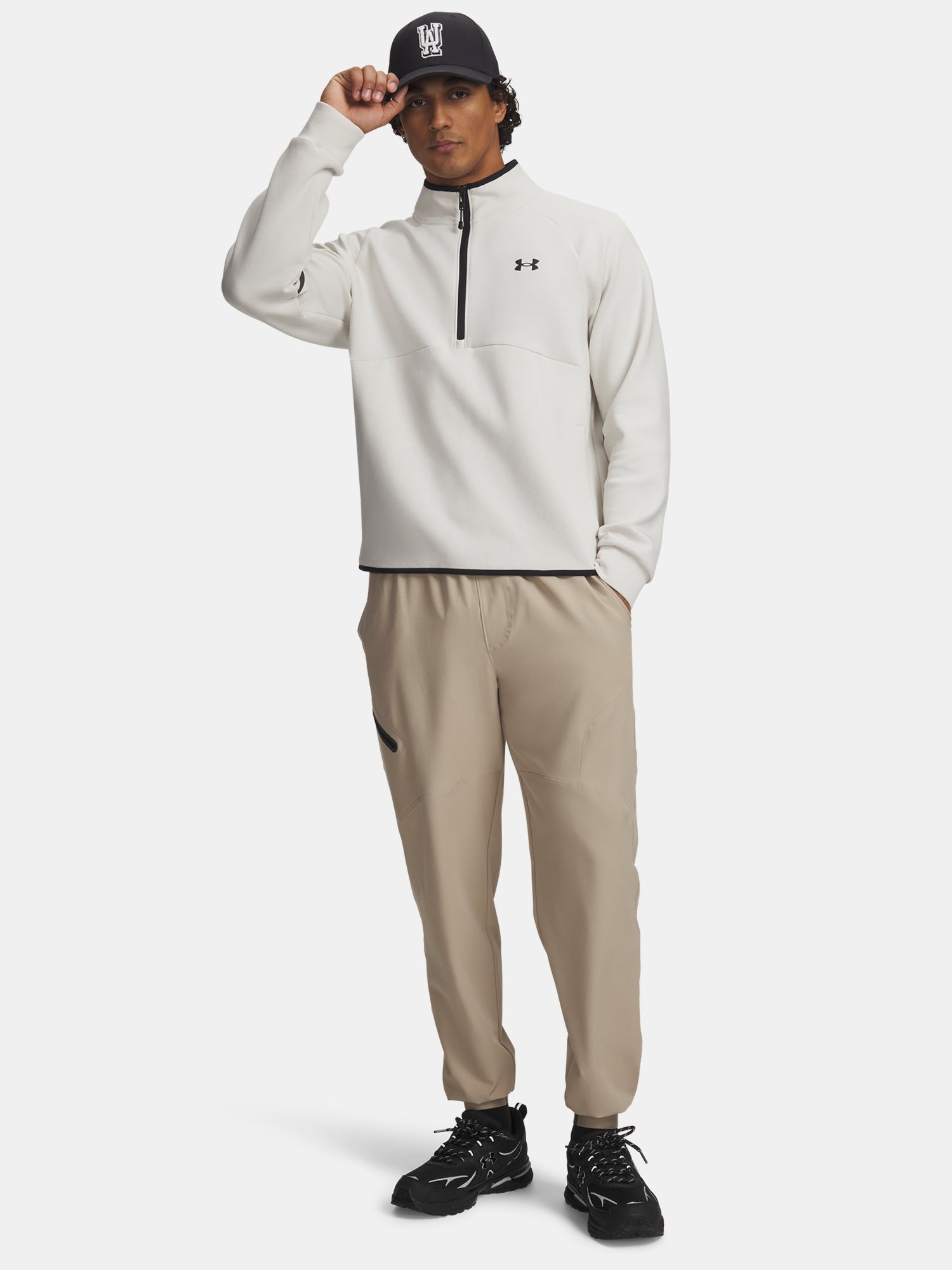 Férfi Under Armour UA Unstoppable Woven Jogger-BRN melegítõnadrág