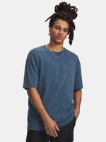 Férfi póló Under Armour UA M HW OS LOGO WASH SS-BLU
