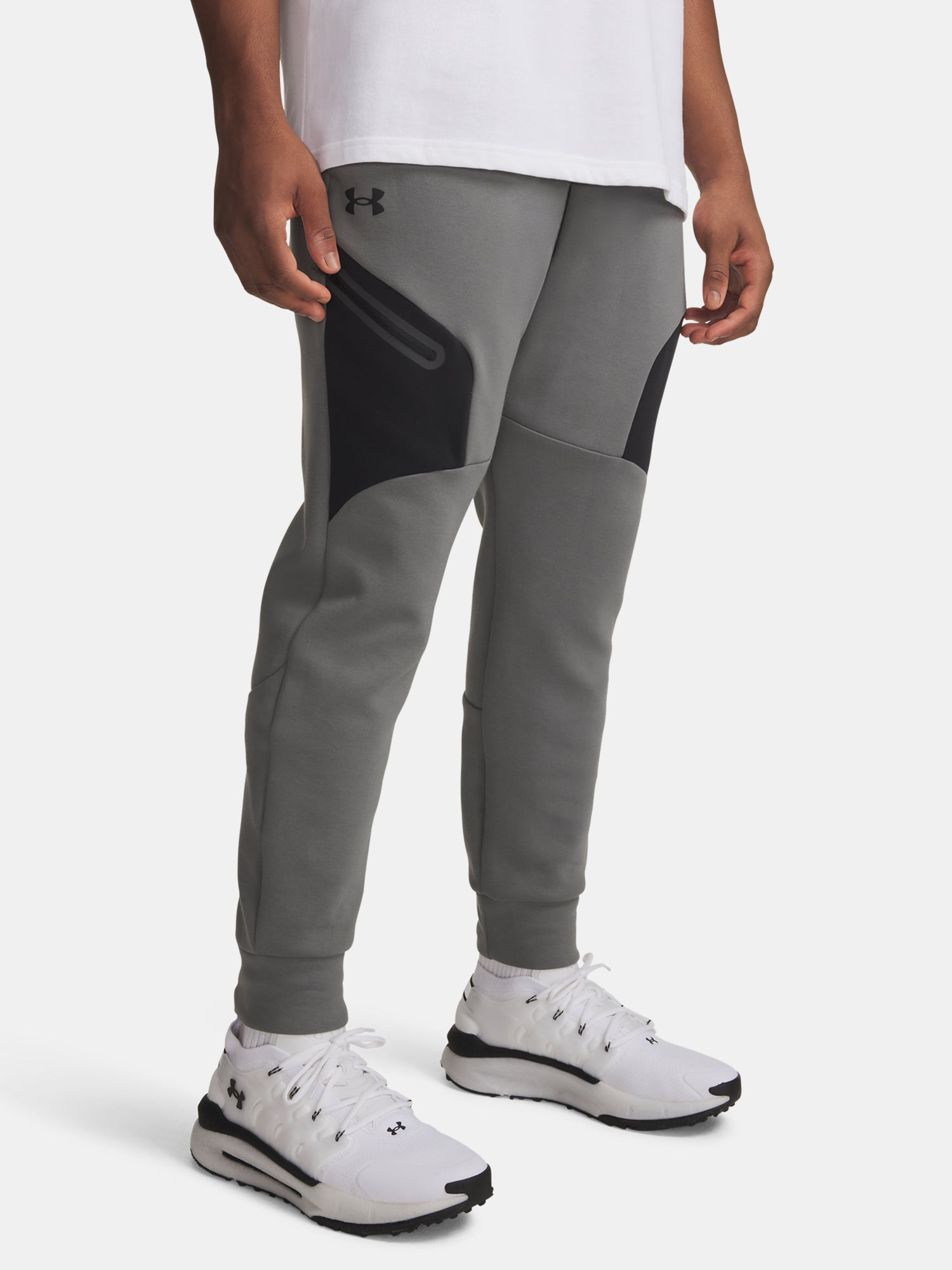 Férfi melegítõnadrág Under Armour UA Unstoppable Flc Jgr EU-GRN
