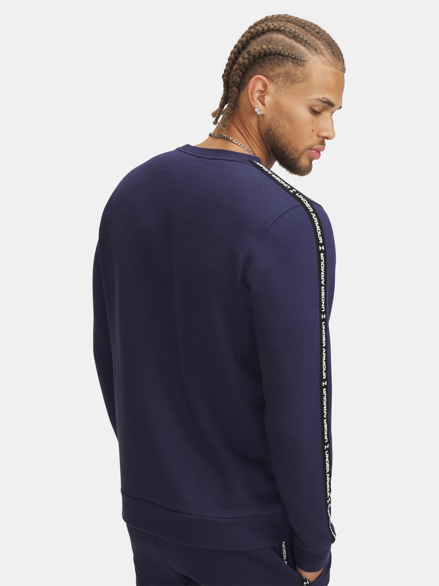 Férfi pulóver Under Armour UA Icon Fleece Crew Taping