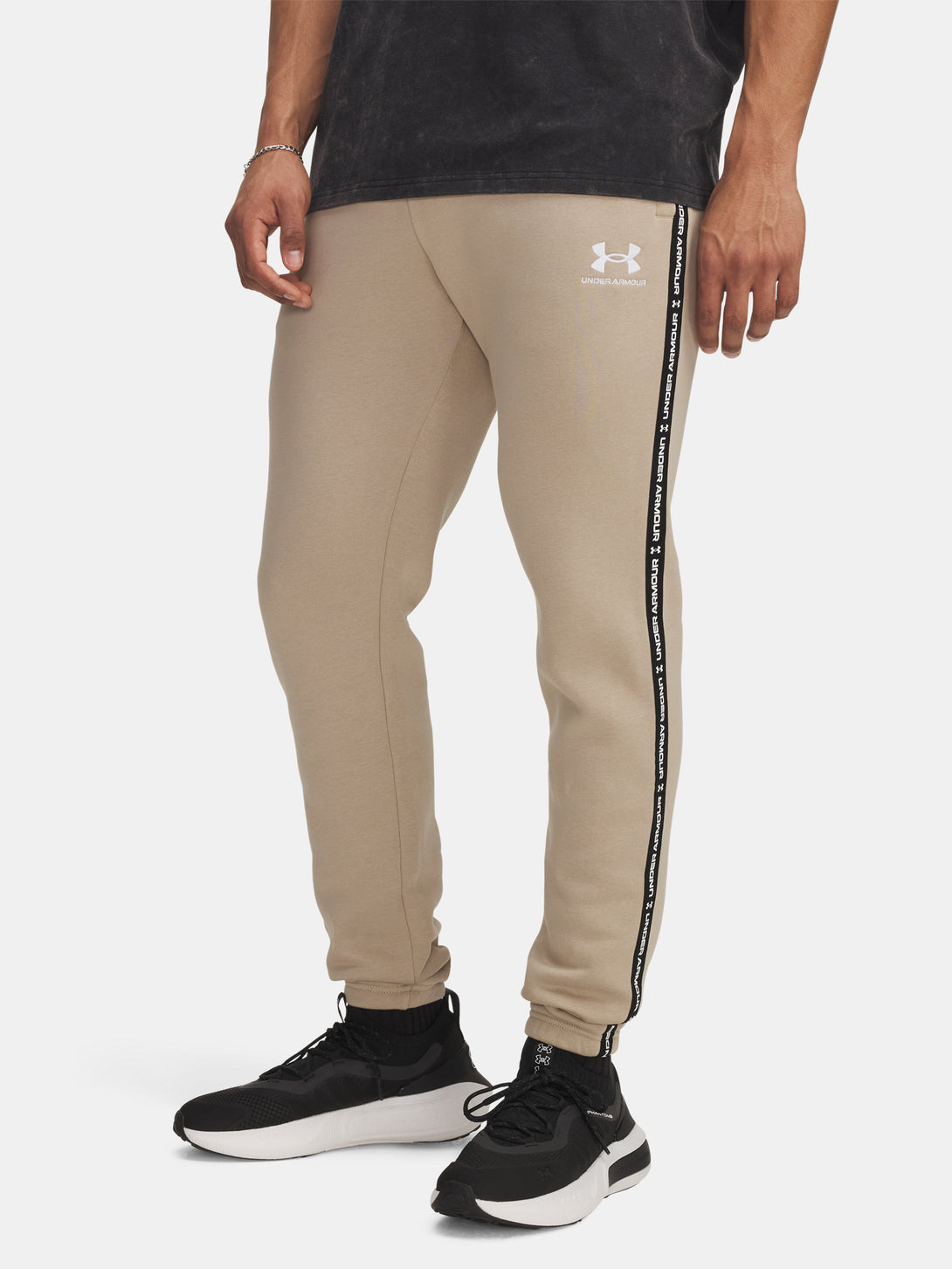 Under Armour Férfi melegítõ UA Icon Fleece Jgr Taping-BRN Nadrág