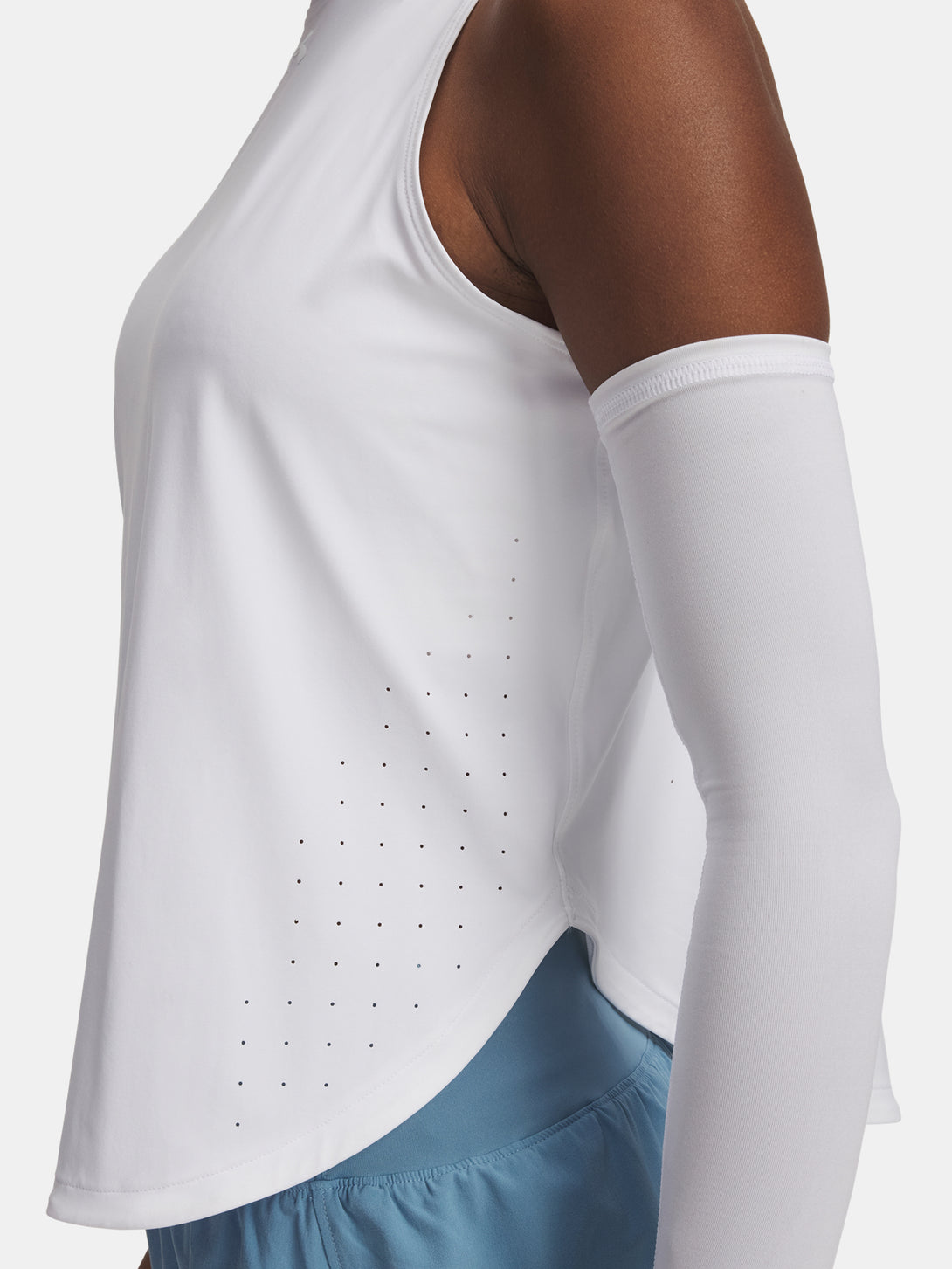 Under Armour Nõi trikó UA Launch Elite Tank-WHT Atléta