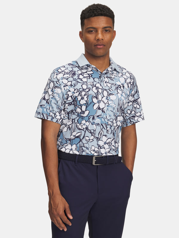 Under Armour Férfi póló UA Drive Chill Printed Polo-BLU Póló