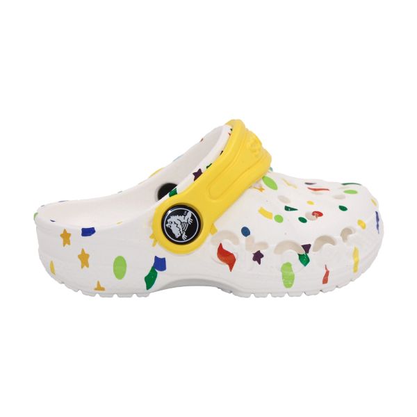 Crocs Baya Seasonal Printed Clog K Papucs fehér
