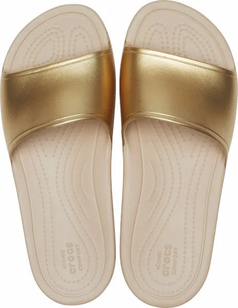 Crocs Kadee Metallic Slide Papucs - Sportmania.hu