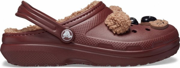 Crocs Classic Lined IAM BrownBearCgK Papucs