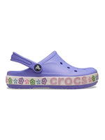 Crocs Bayaband Flower Band Clog K Papucs lila