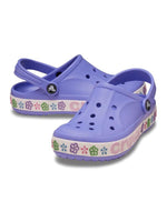 Crocs Bayaband Flower Band Clog K Papucs lila