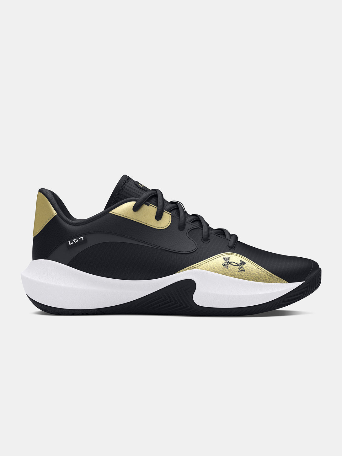 Under Armour Unisex cipõk UA Lockdown 7 Low-BLK Kosárlabdacipő