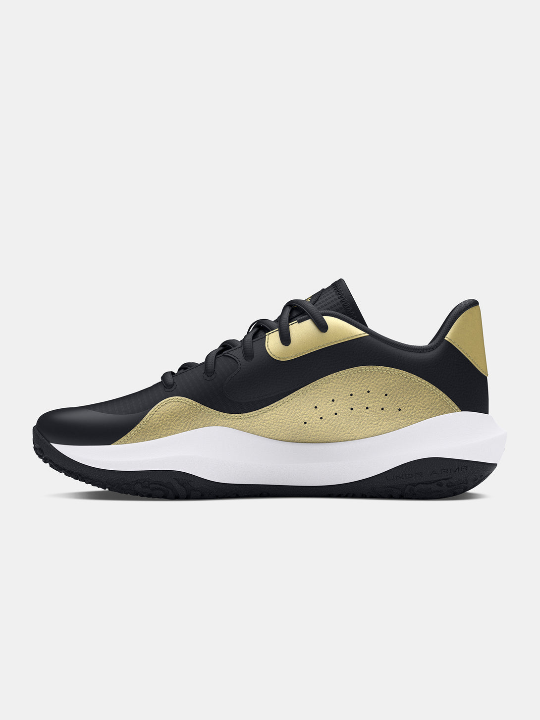Under Armour Unisex cipõk UA Lockdown 7 Low-BLK Kosárlabdacipő