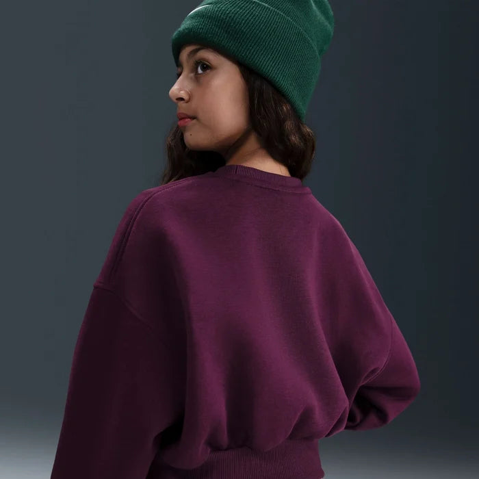 Nike Sportswear Club Fleece Gi bordó pulóver