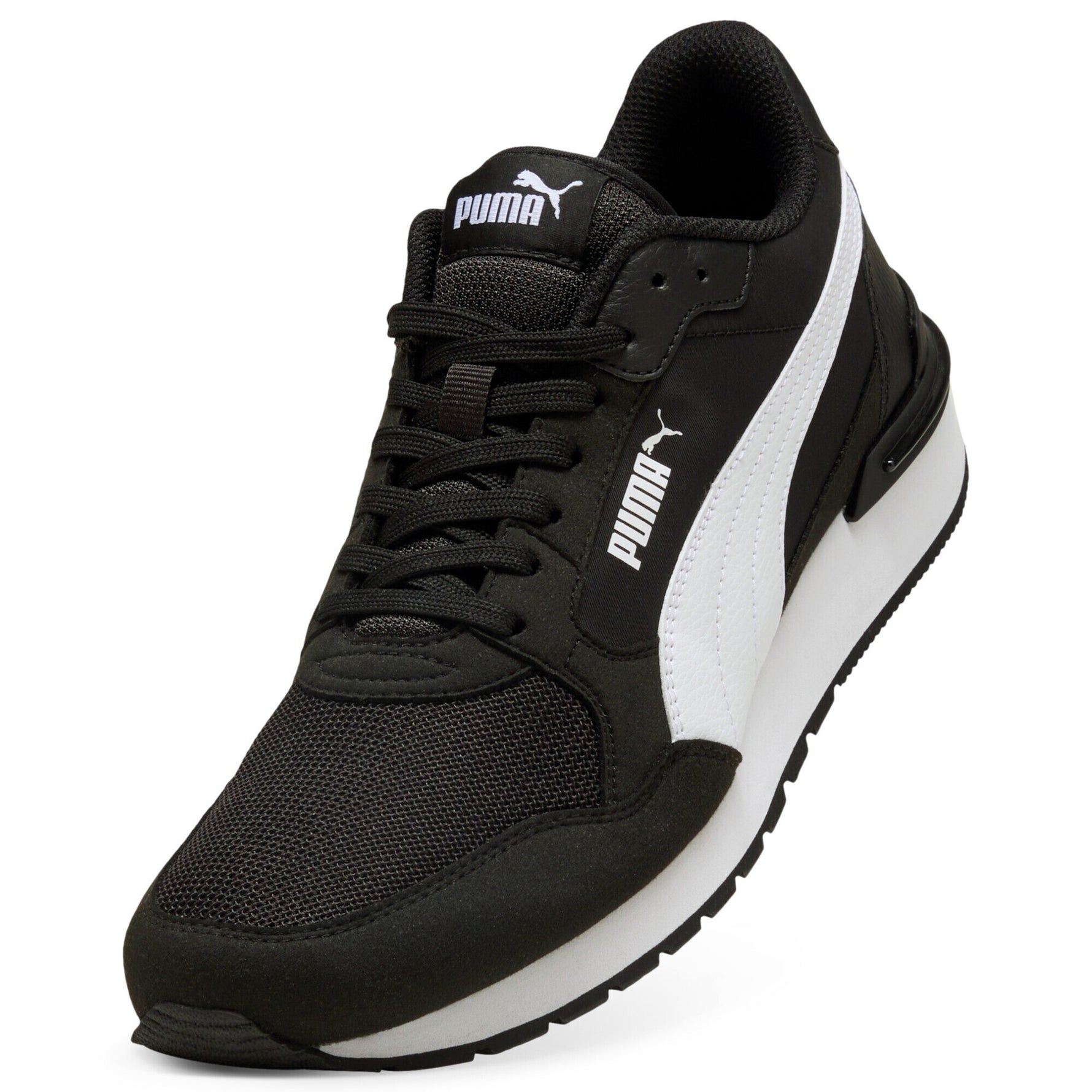 ST Runner v4 NL/ MESH PUMA Black-PUMA Wh (40474301) fekete utcai cipő