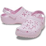 Crocs Classic Floral Cut Out Clog Női Papucs