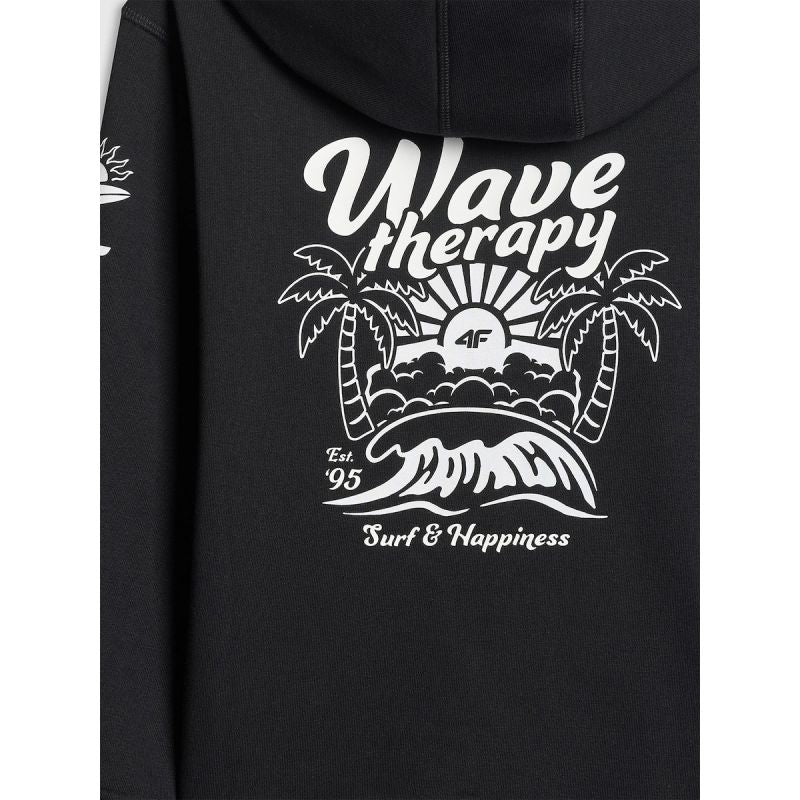 4F Boy's loose hooded sweatshirt 158/164 gyerek kapucnis pulóver 4FJRSS26TSWSM3052-20S