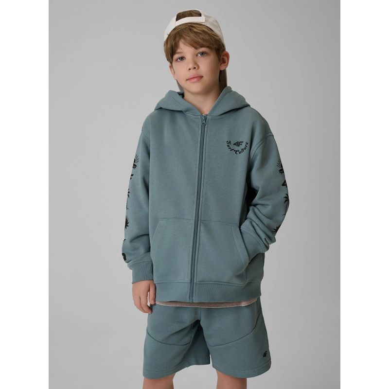 4F Boy's loose hooded sweatshirt 158/164 gyerek kapucnis pulóver 4FJRSS26TSWSM3052-46S