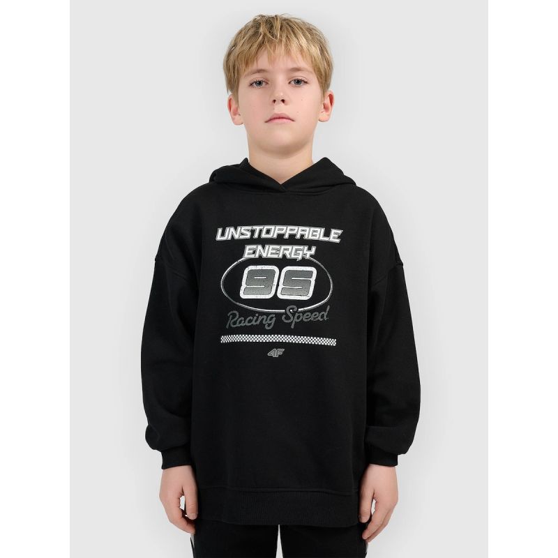 4F Boy's loose sweatshirt with hood 158/164 gyerek kapucnis pulóver 4FJRSS26TSWSM2814-20S